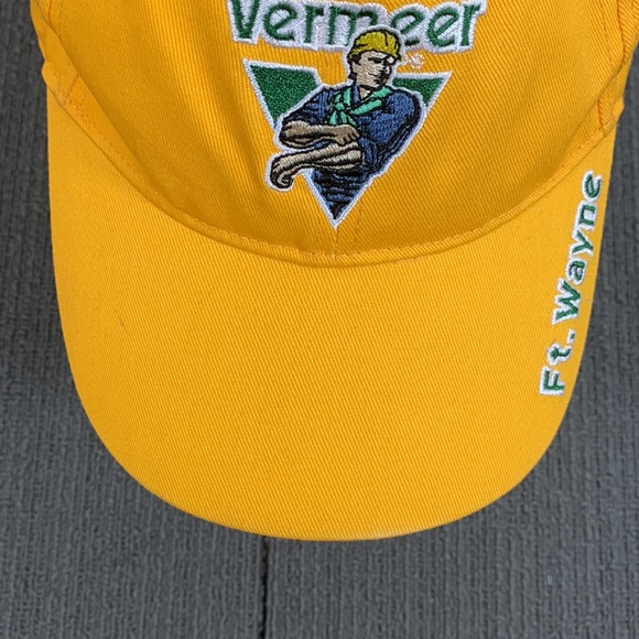 Vermeer Ft. Wayne Snapback Hat Mens OSFA Golden Yellow Baseball Cap - Picture 5 of 14